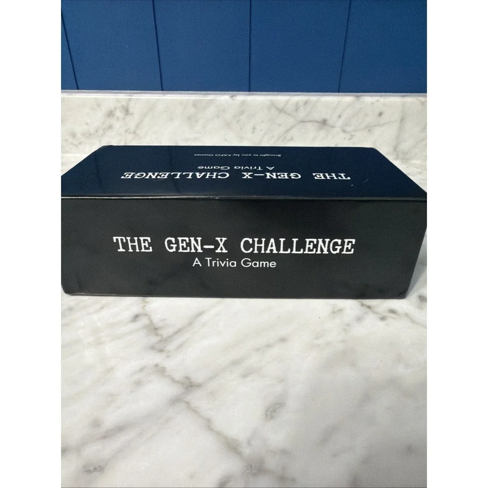 The Gen-X Challenge - 80s and 90s Trivia Card Game with 600 Trivia Cards - Po...